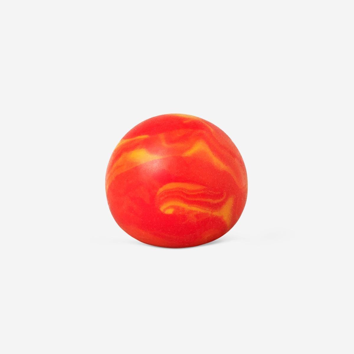 Orange Marble Ball Squeeze Toy