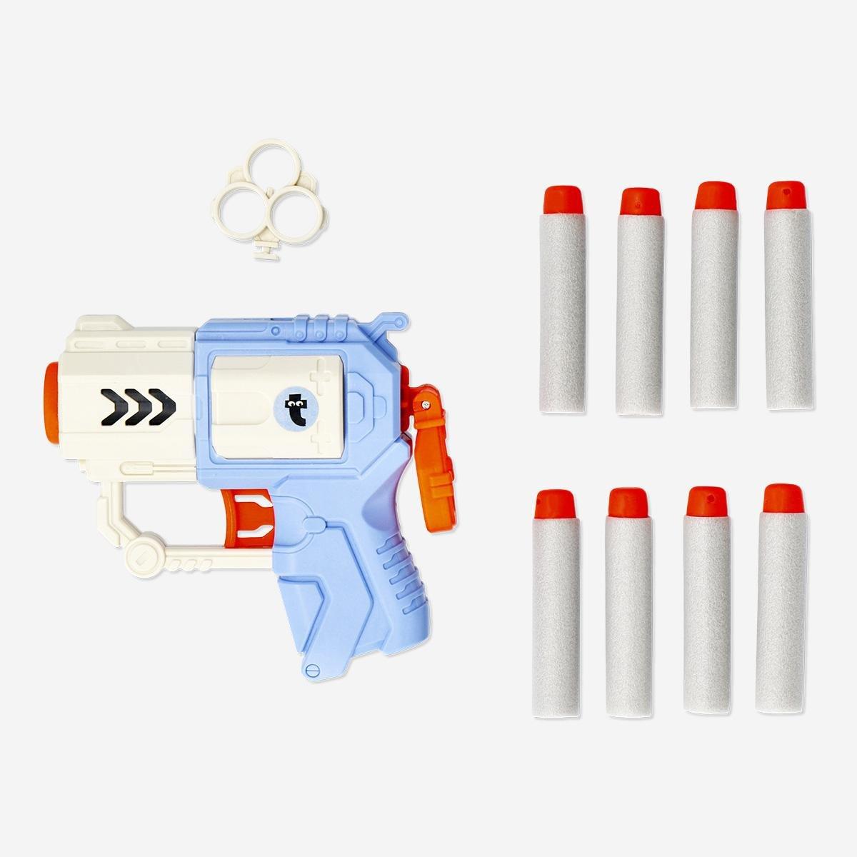 Blue Foam Bullet Toy Gun