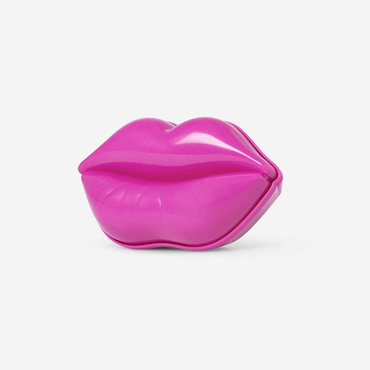 Pink Lip Shaped Hair Brush