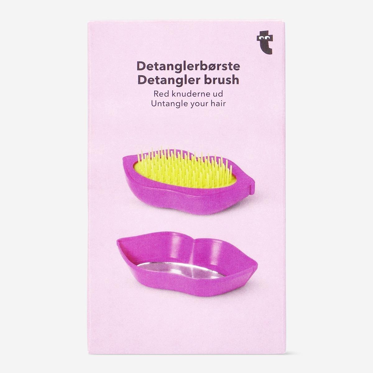 Pink Lip Shaped Hair Brush