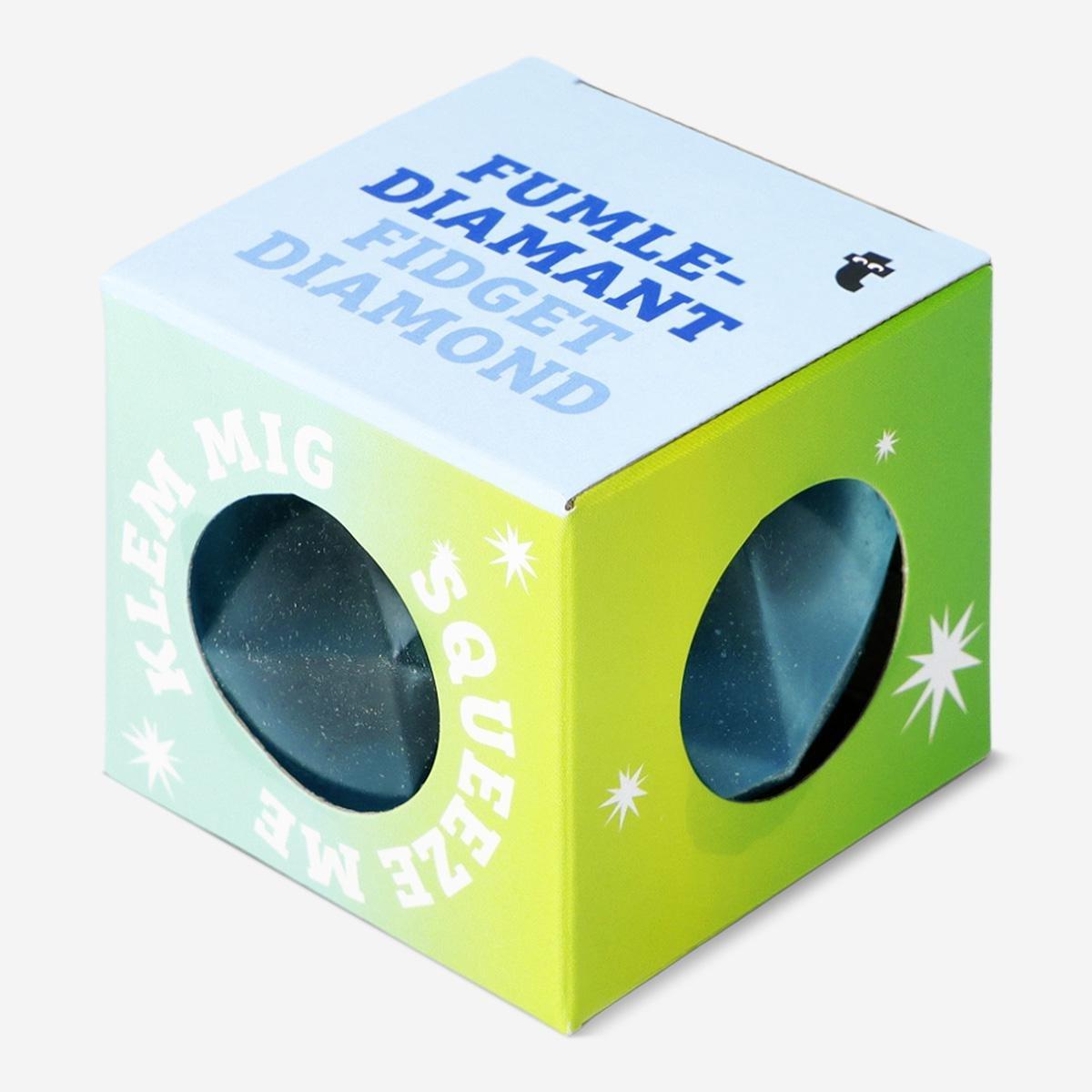 Blue Diamond Shaped Squeeze Toy