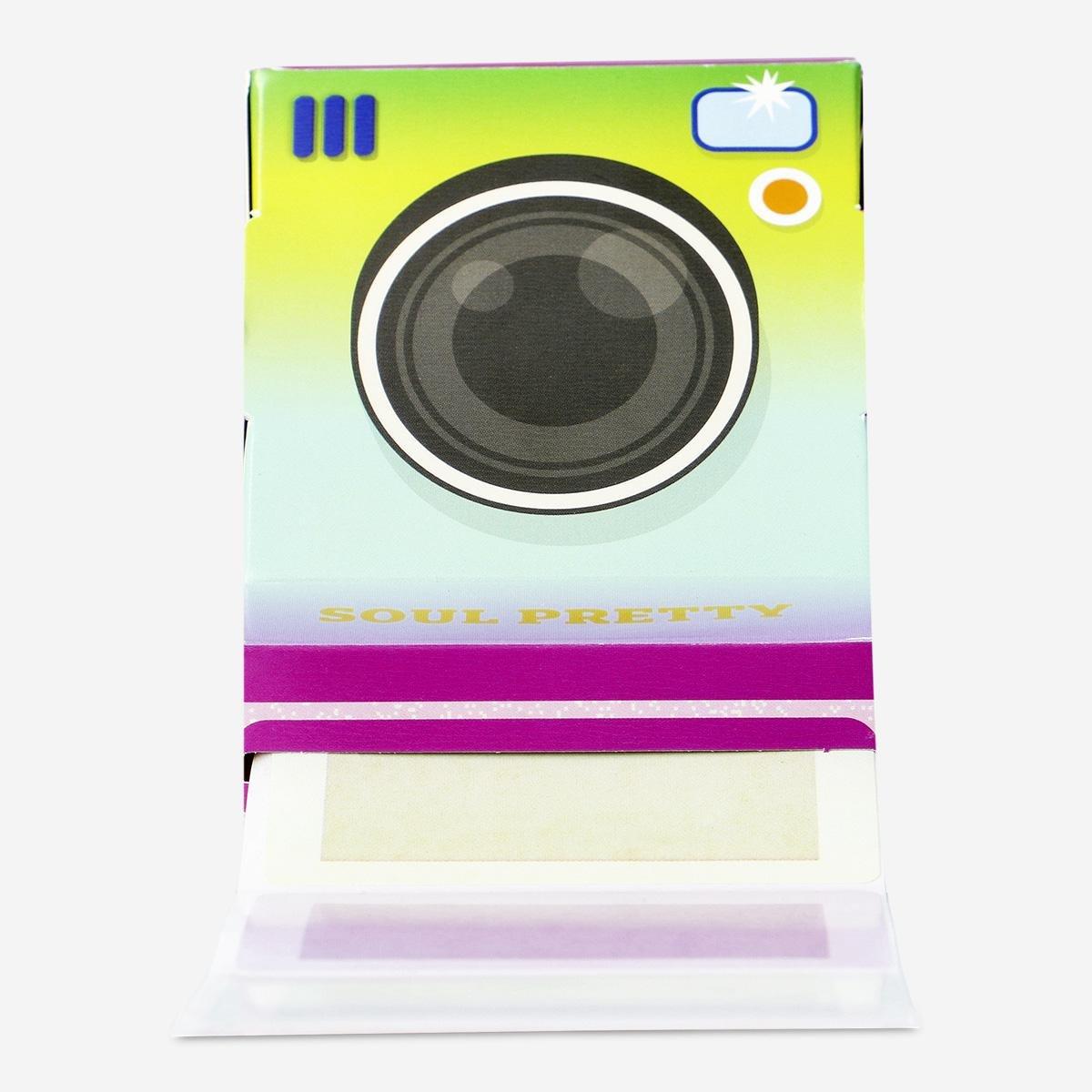 Multicolour Camera-Shaped Sticky Notes