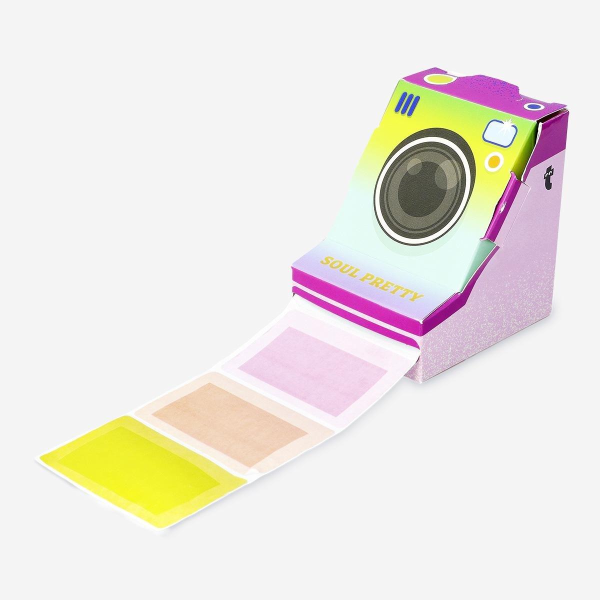 Multicolour Camera-Shaped Sticky Notes