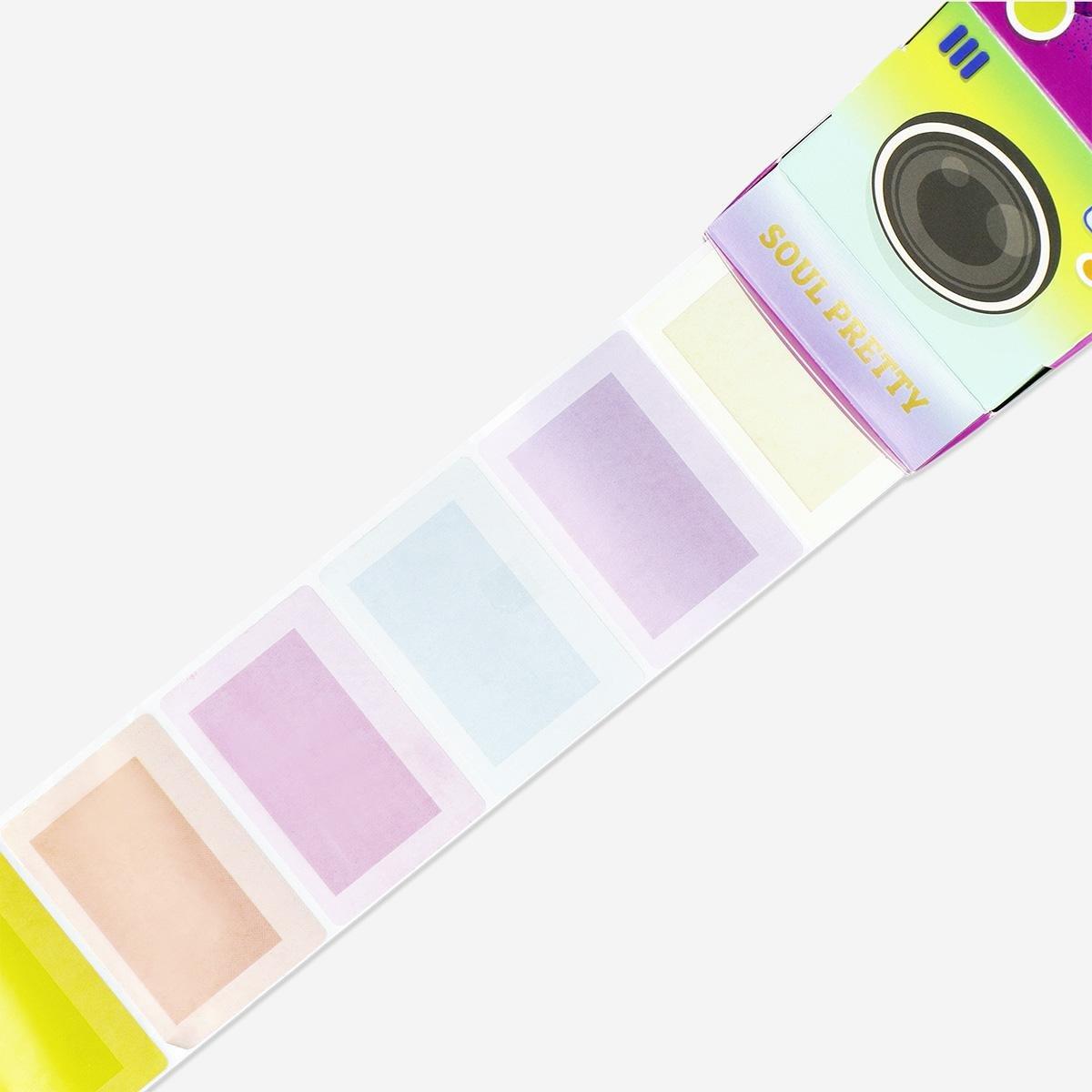 Multicolour Camera-Shaped Sticky Notes