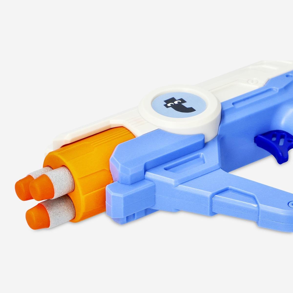 Blue Foam Bullet Toy Gun