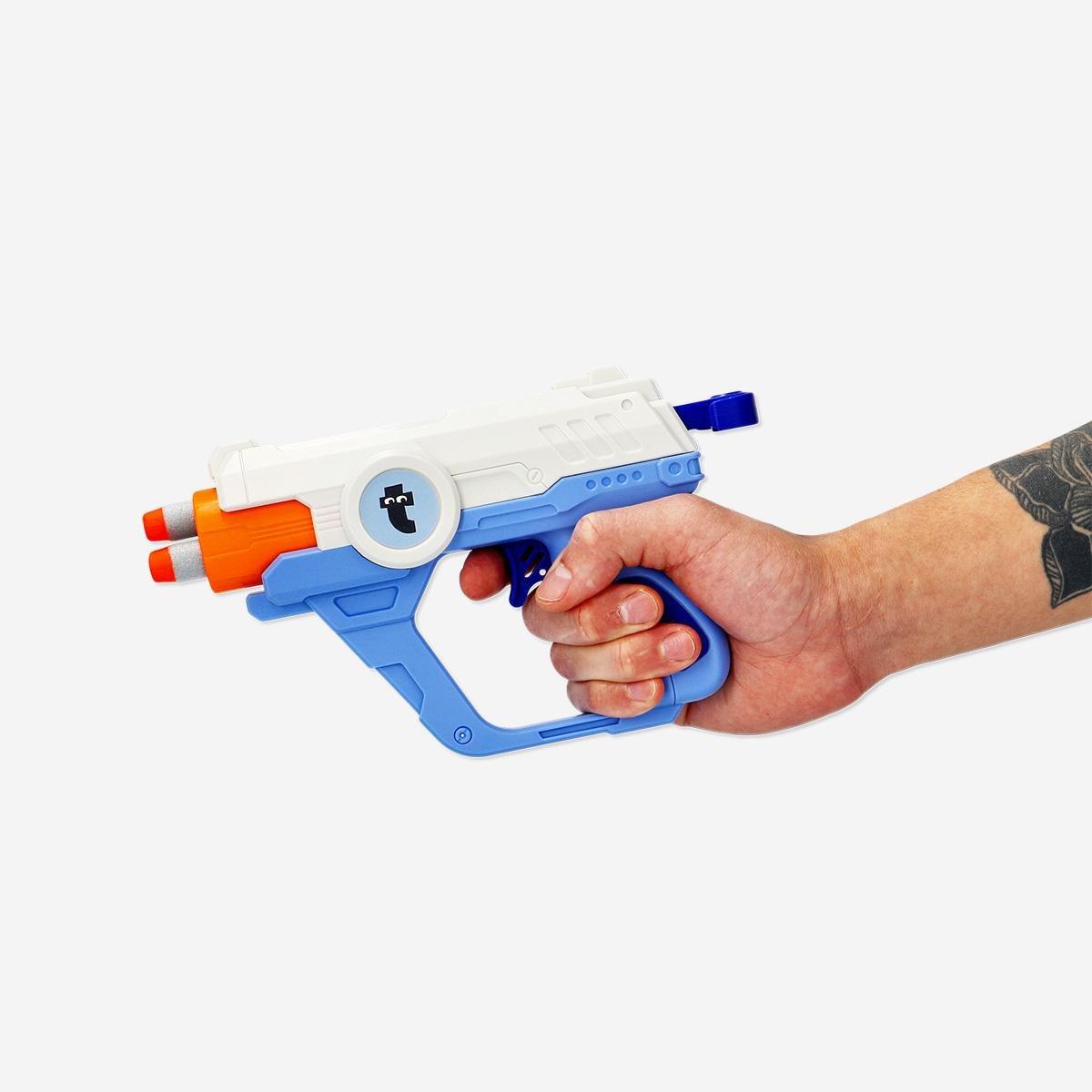 Blue Foam Bullet Toy Gun