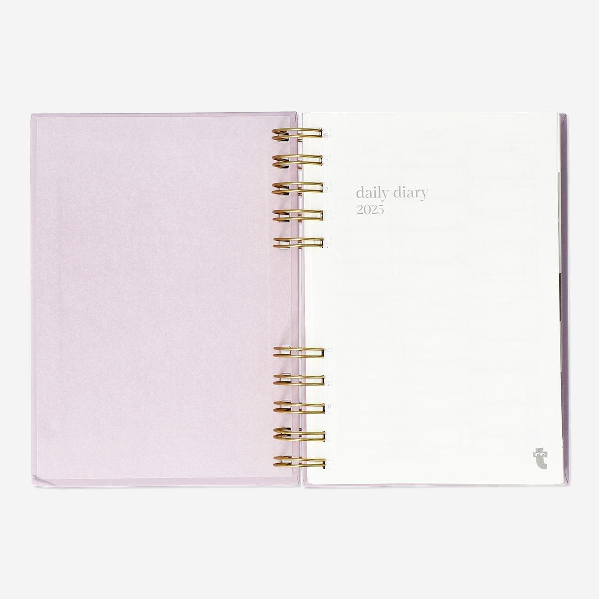 Purple daily diary - English