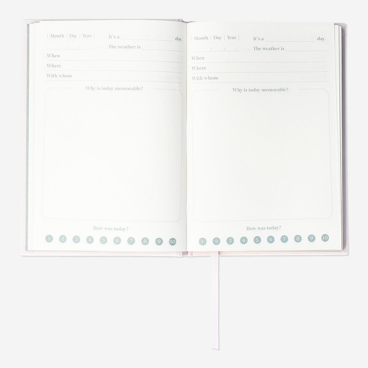 Pink memory journal