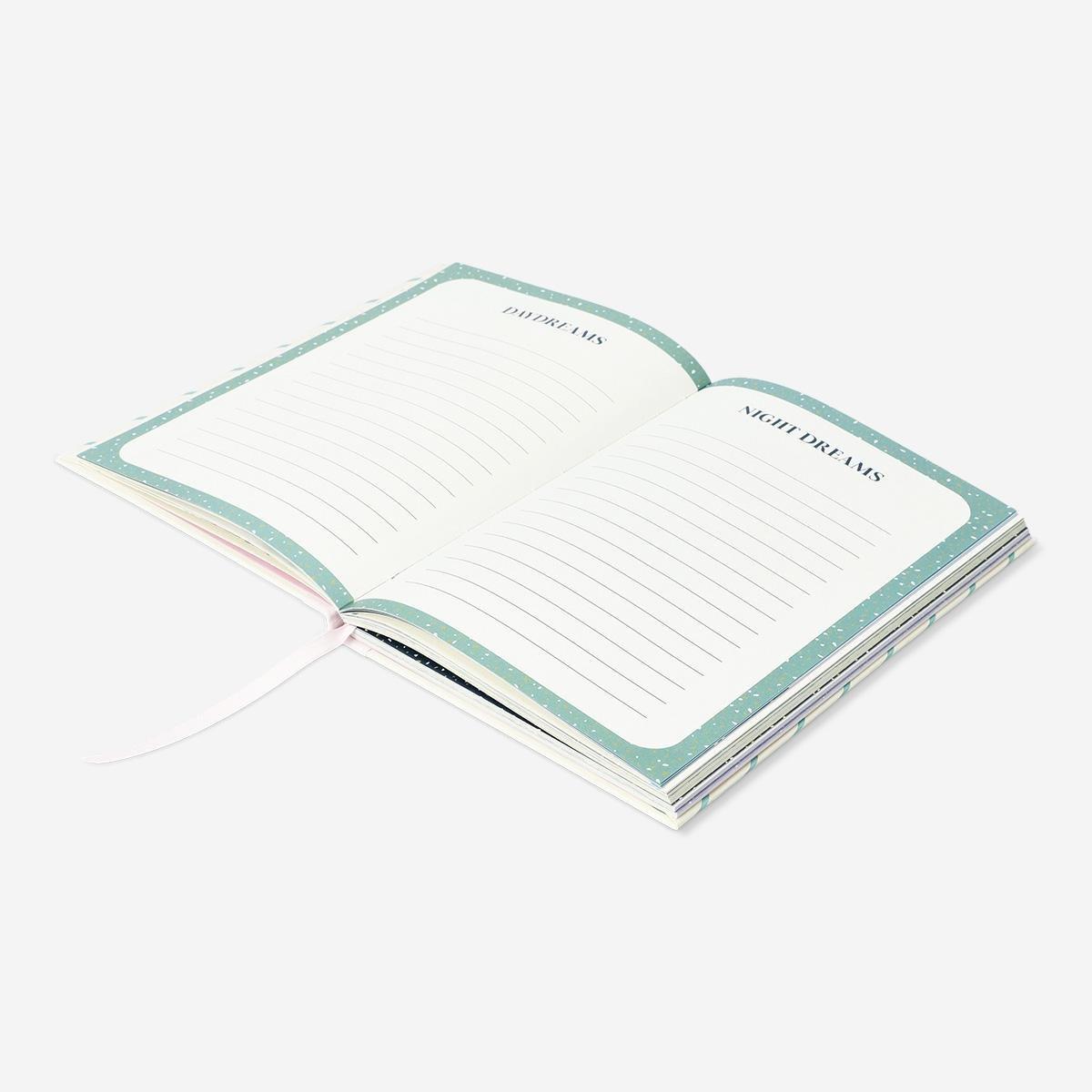 Multicolour scalloped life planner