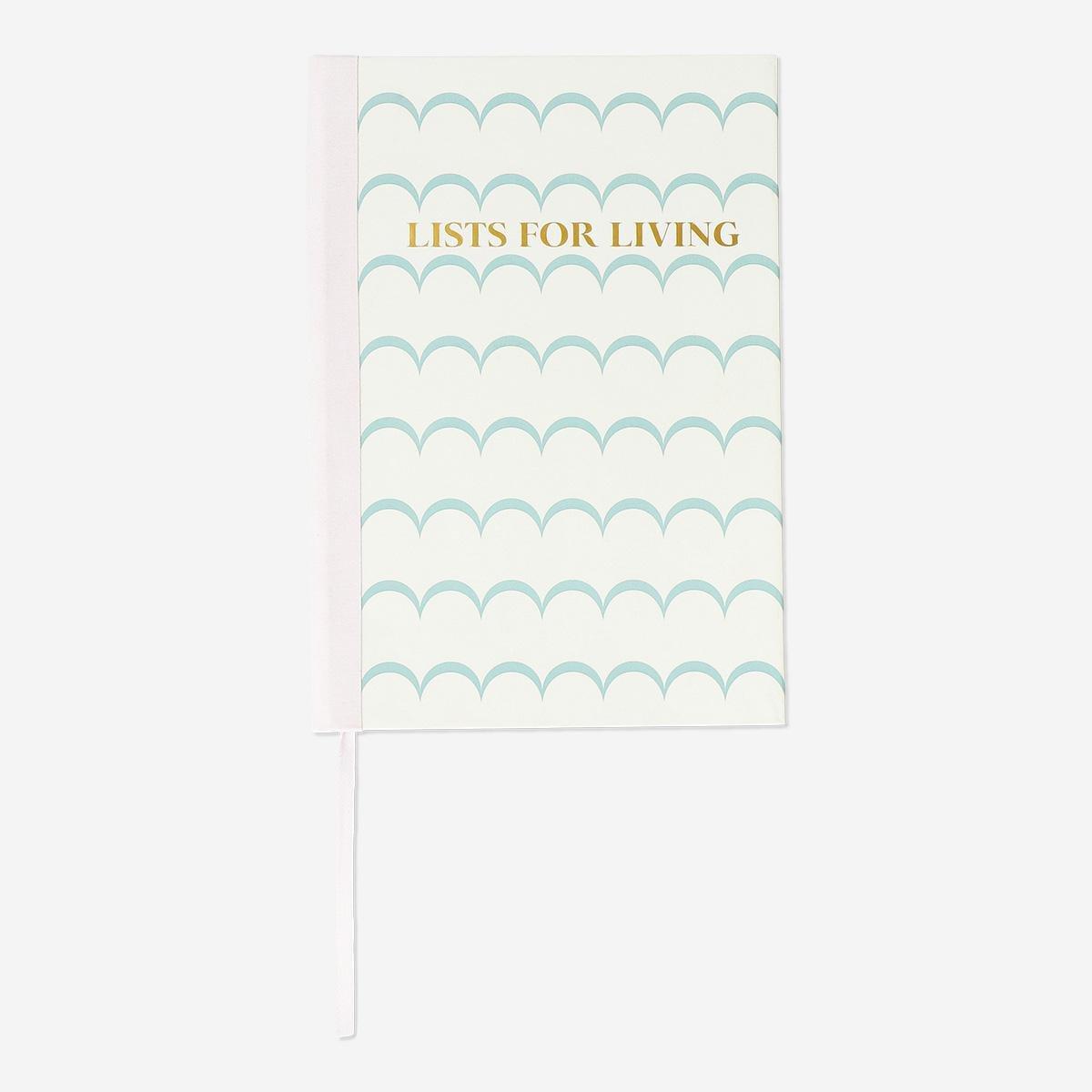 Multicolour scalloped life planner
