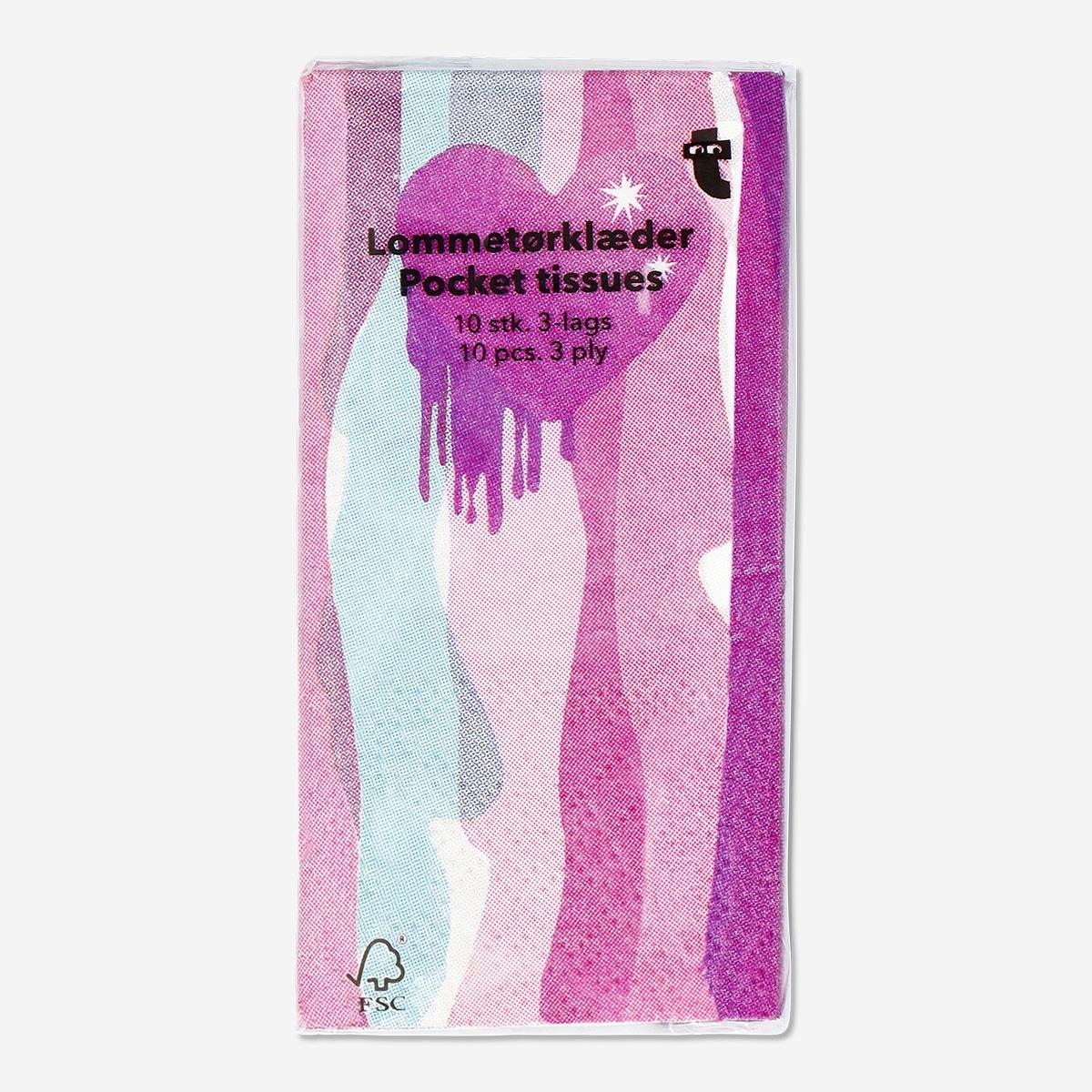 Multicolour Tissue Pack. 10 Pcs