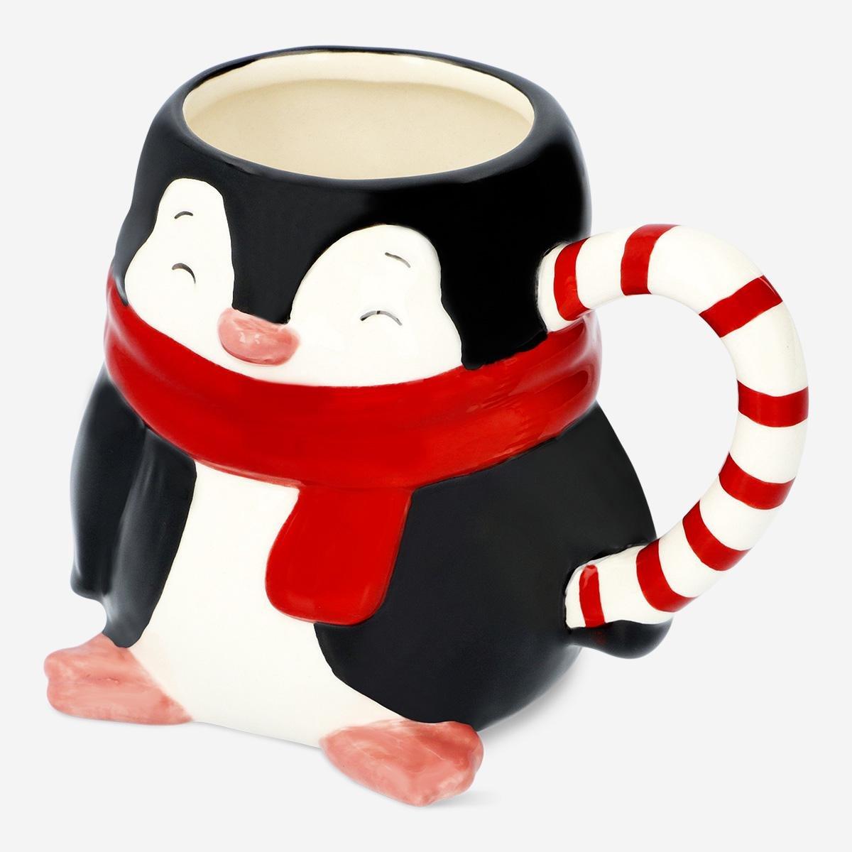 Multicolour penguin mug - 380 ml