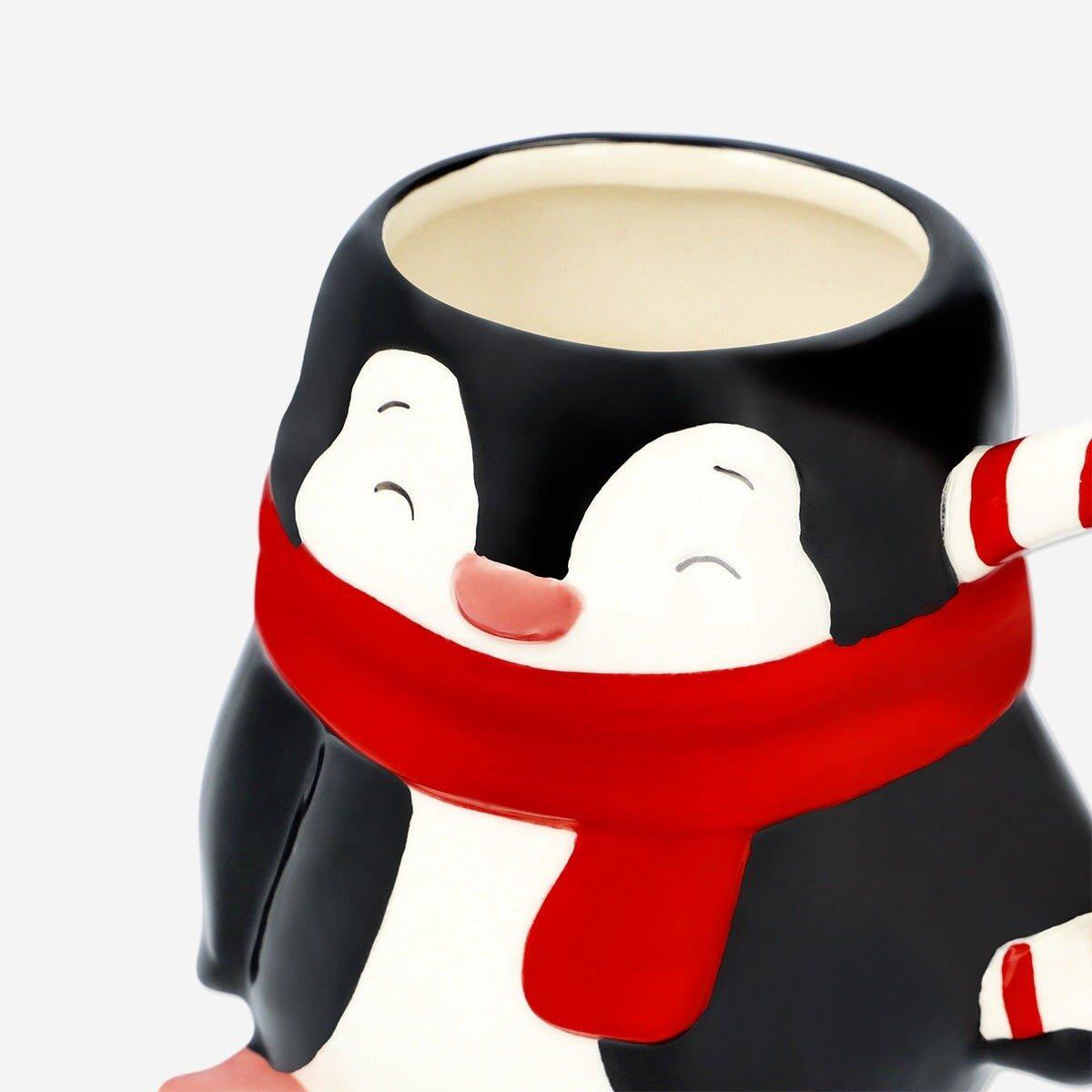 Multicolour penguin mug - 380 ml
