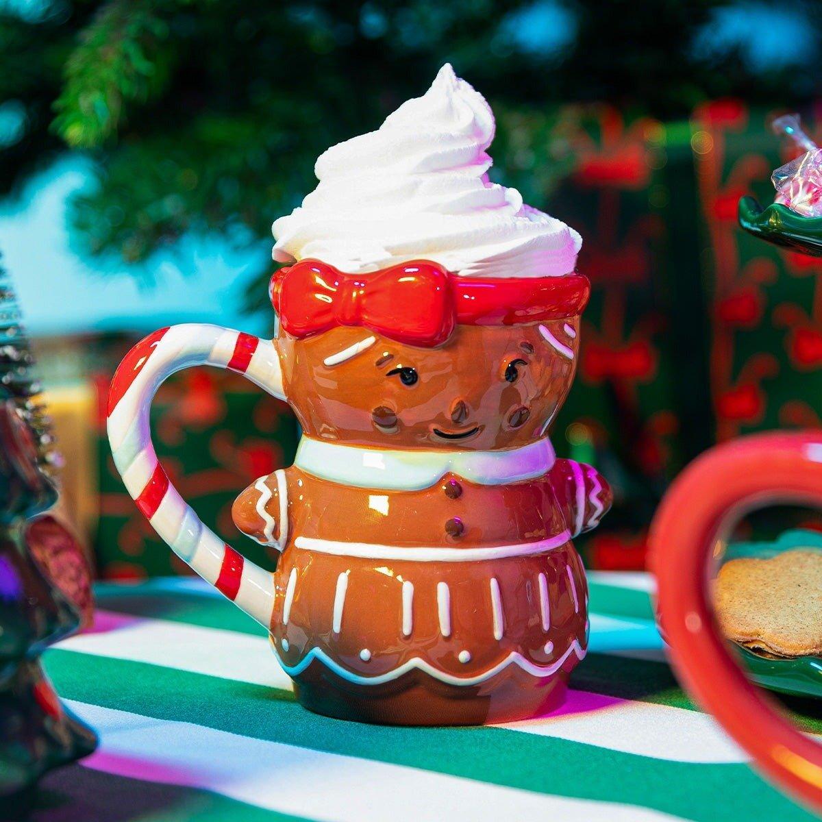 Brown Gingerbread Mug - 340 Ml
