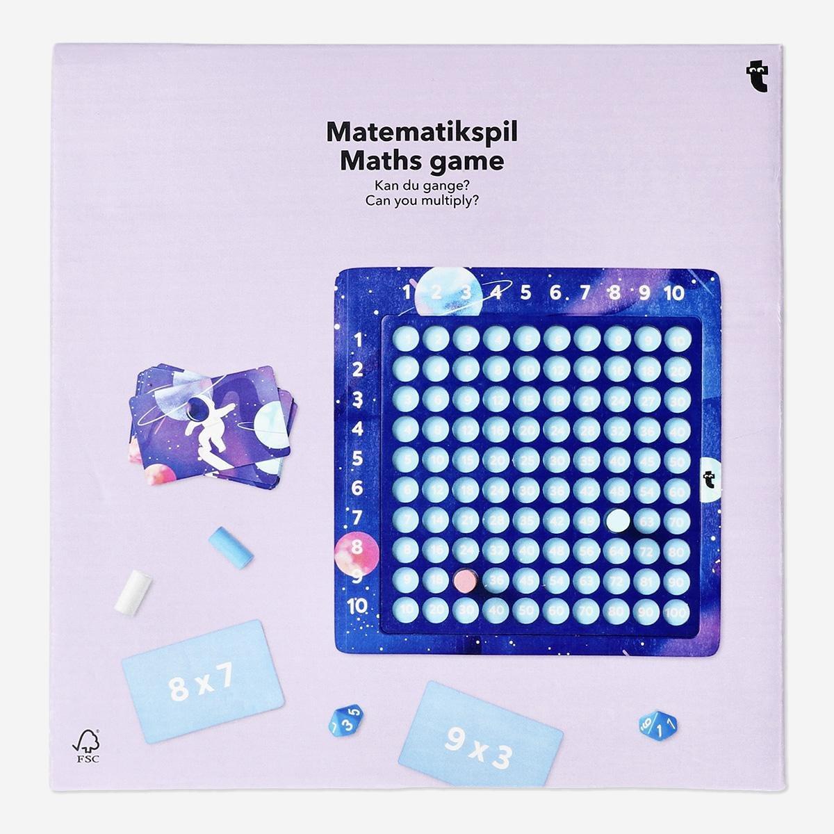 Blue Math Board Game