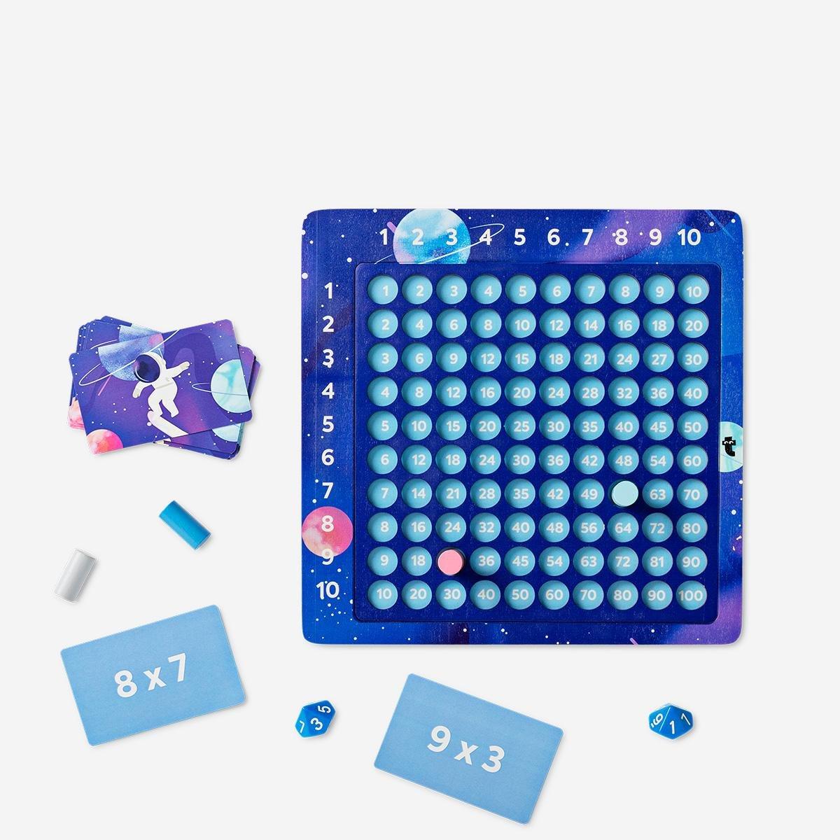 Blue Math Board Game