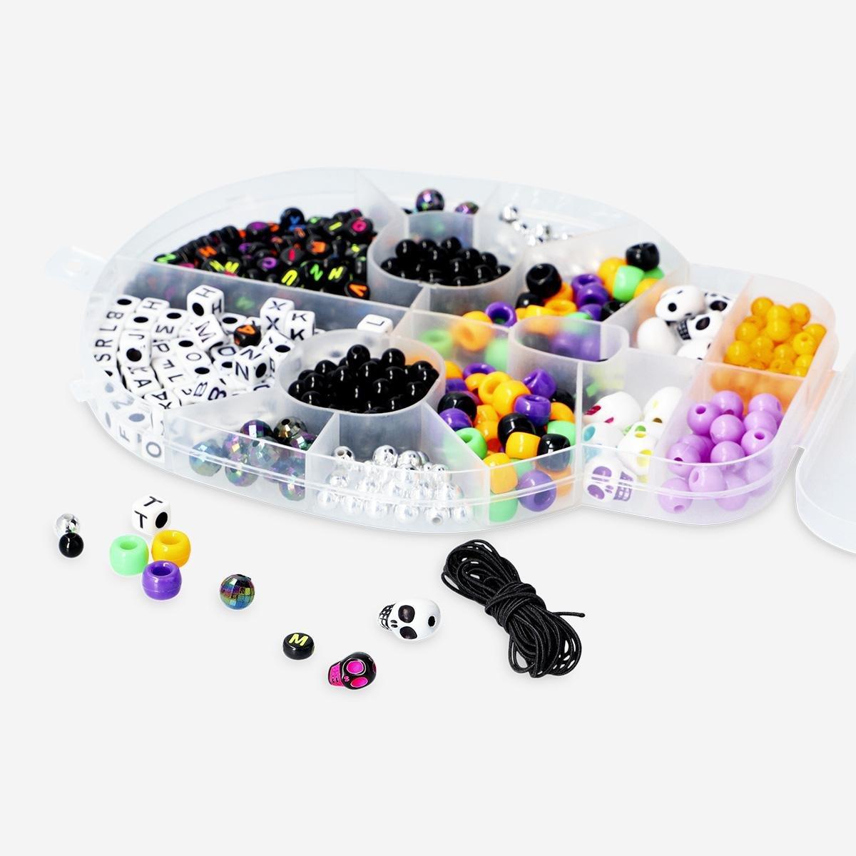 Multicolour In Skull Box Bead Set