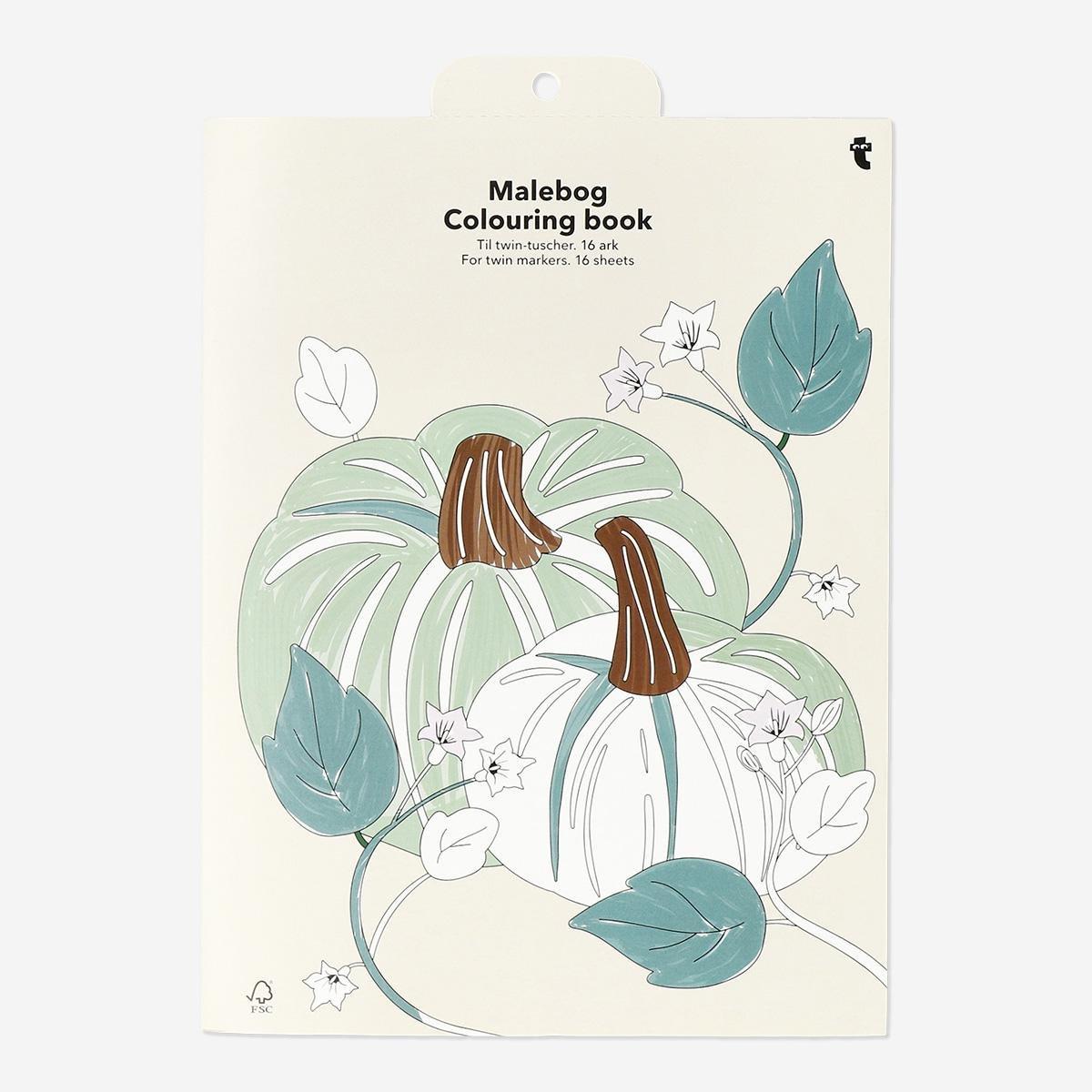 Multicolour Colouring Book With Markers
