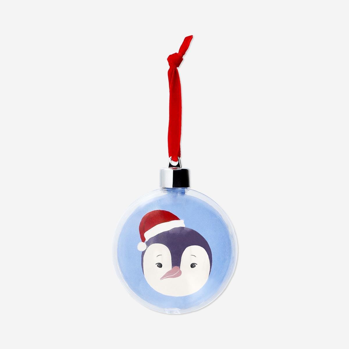 Multicolour Diy Christmas Bauble - Insert Your Own Picture