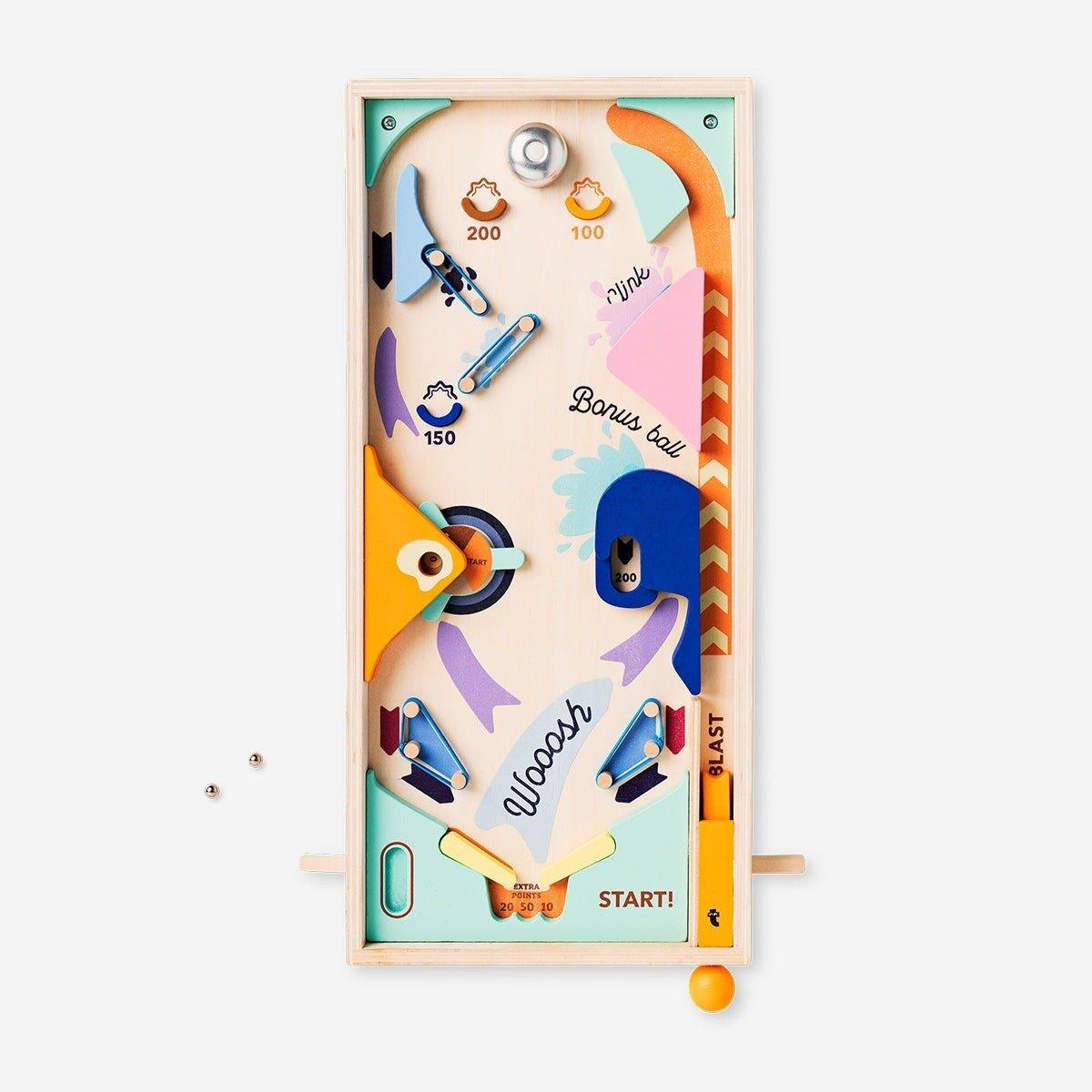Multicolour desktop pinball game