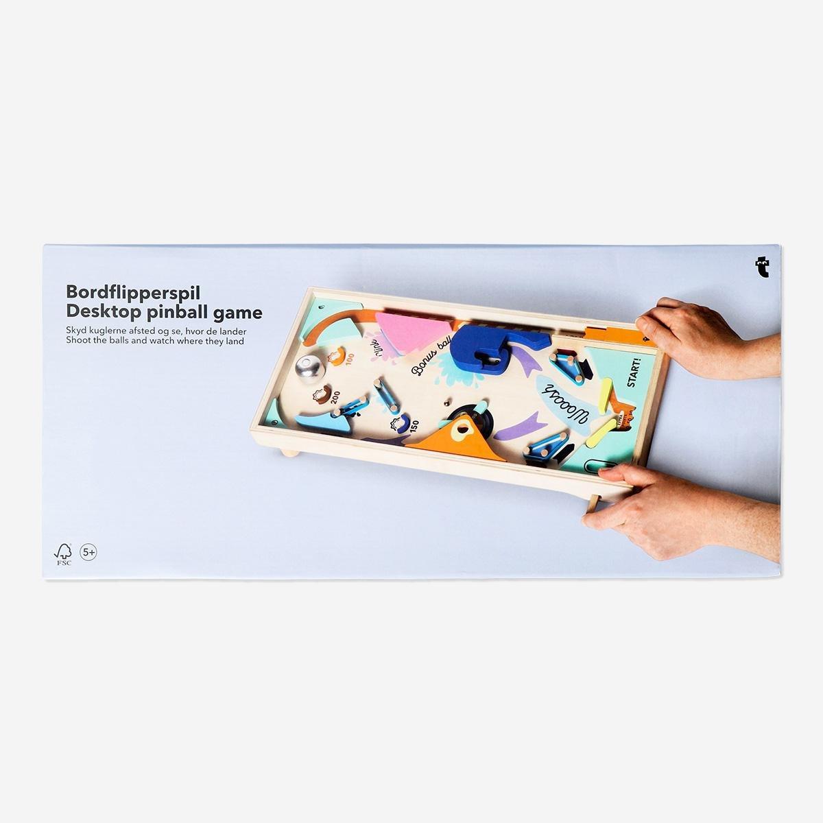 Multicolour desktop pinball game