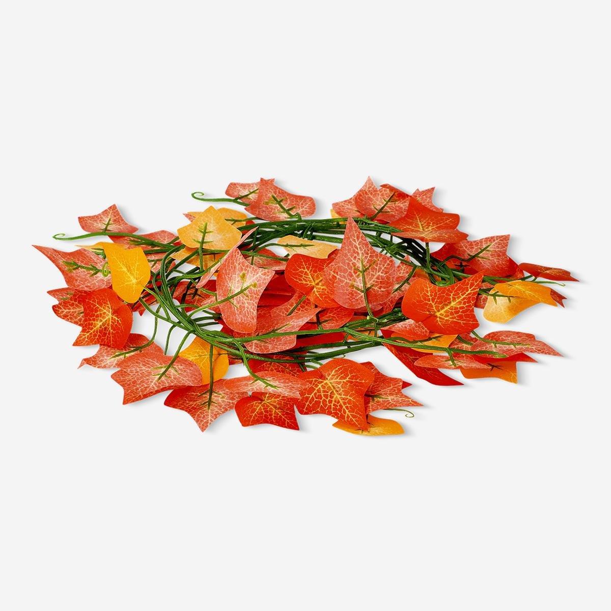 Orange Fall Leaves Garland