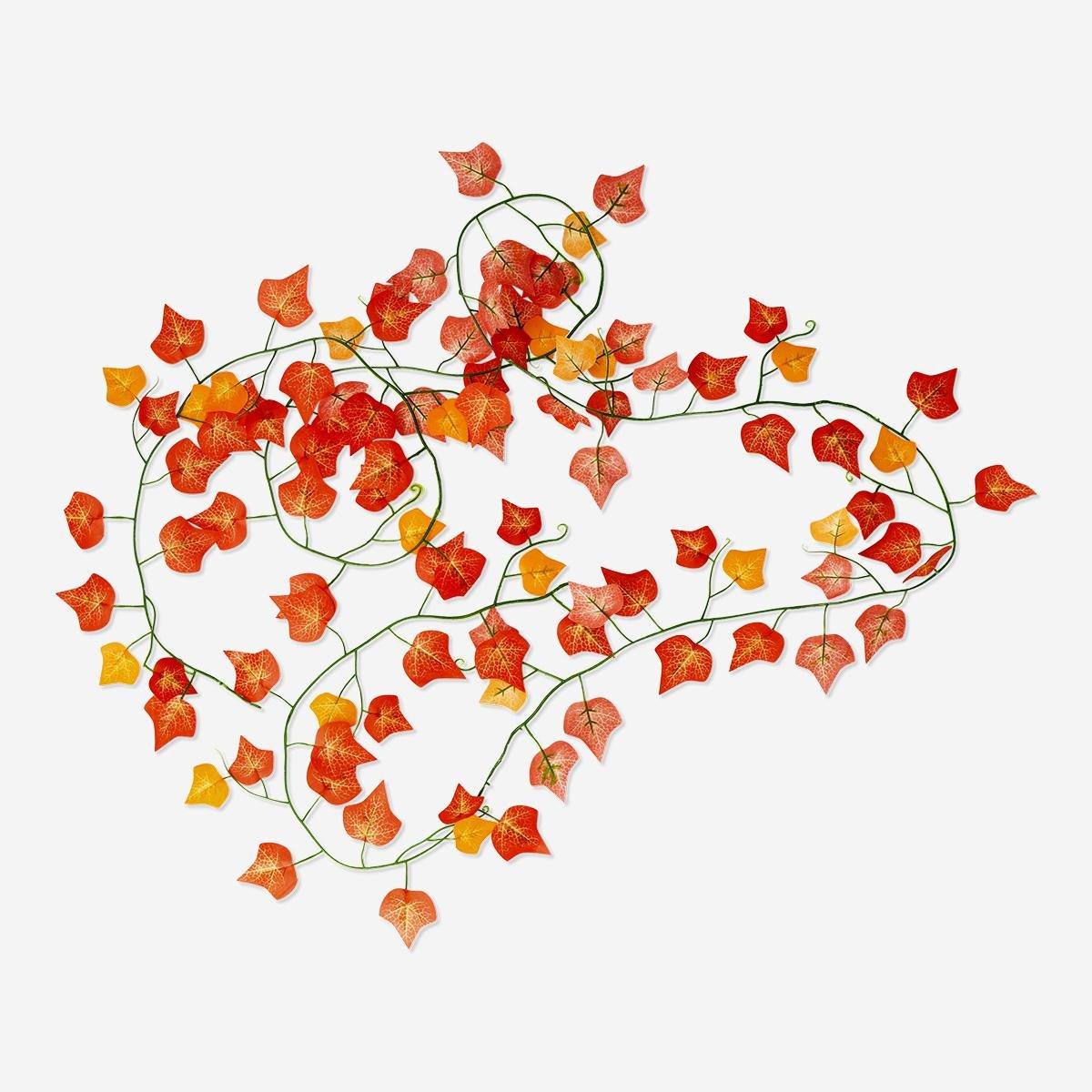 Orange Fall Leaves Garland
