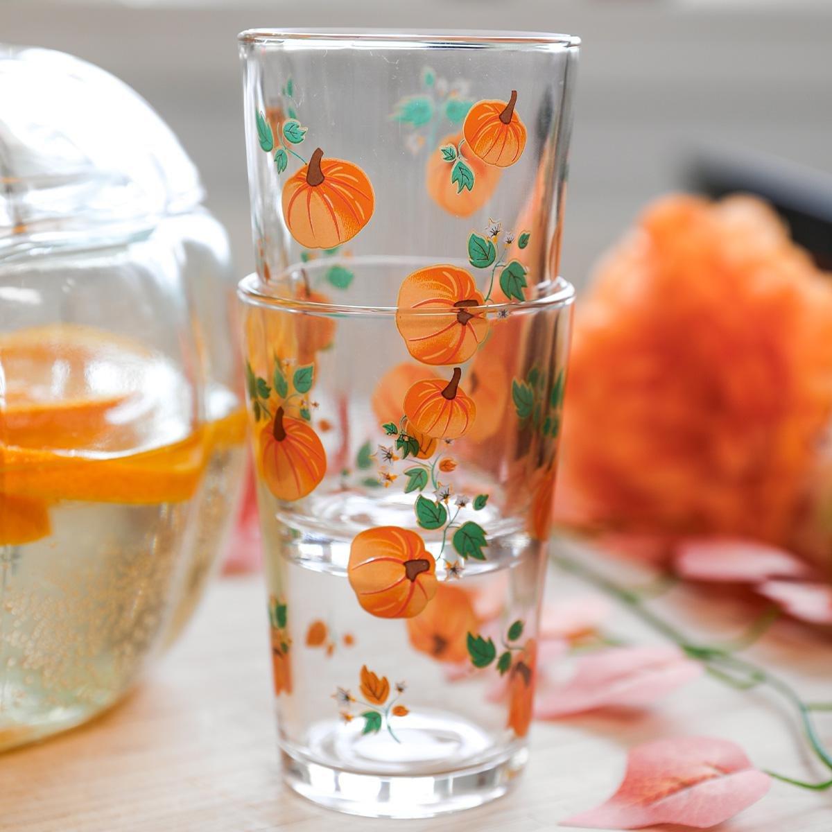 Sheer Printed Drinking Glass