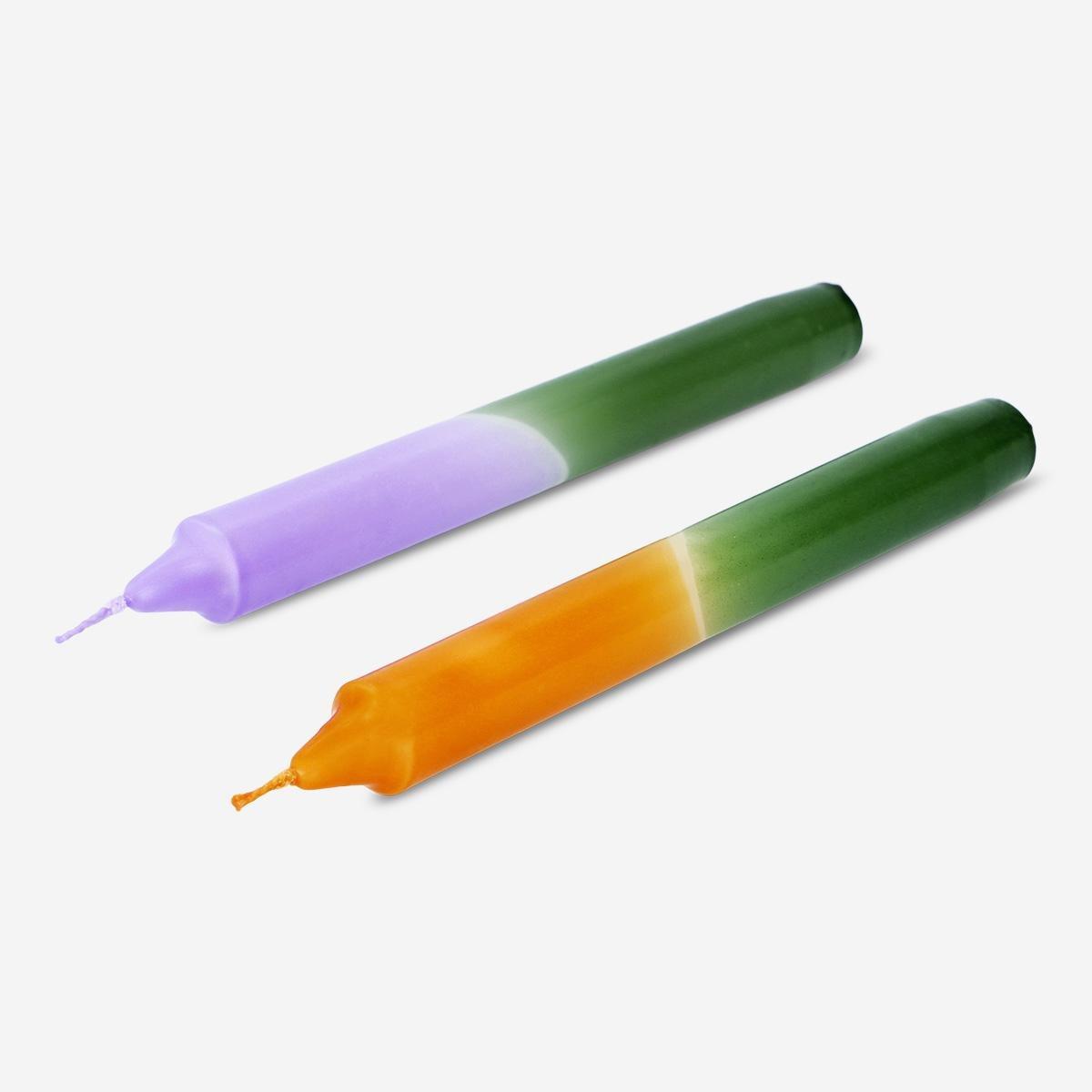 Multicolour Tapered Candles . 4 Pcs