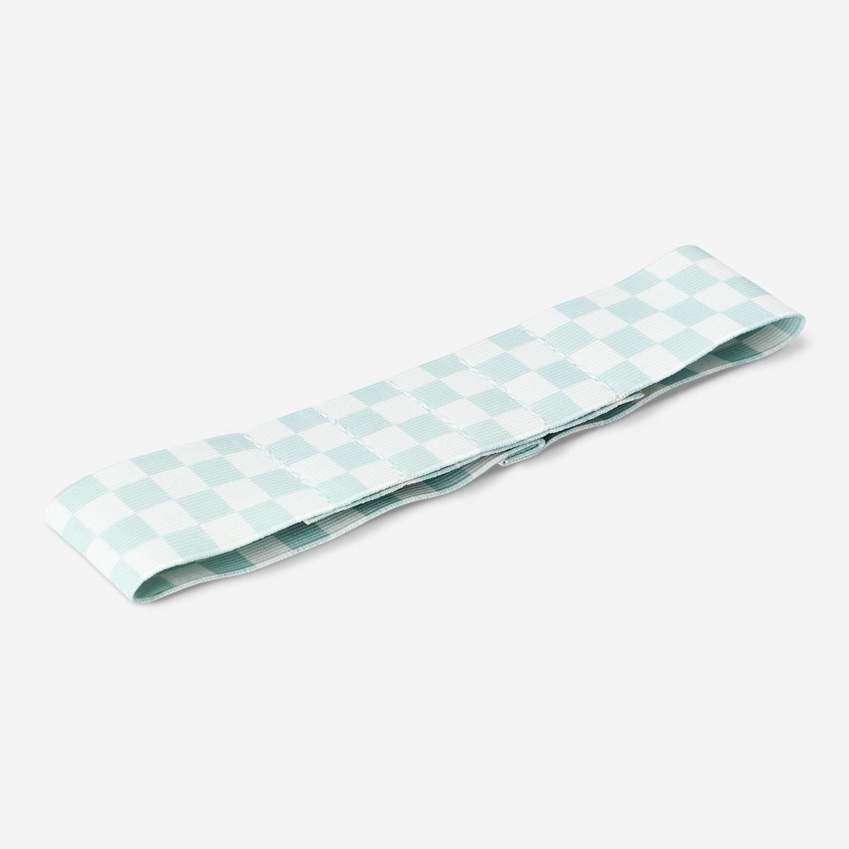 Multicolour checkered pen holder for books