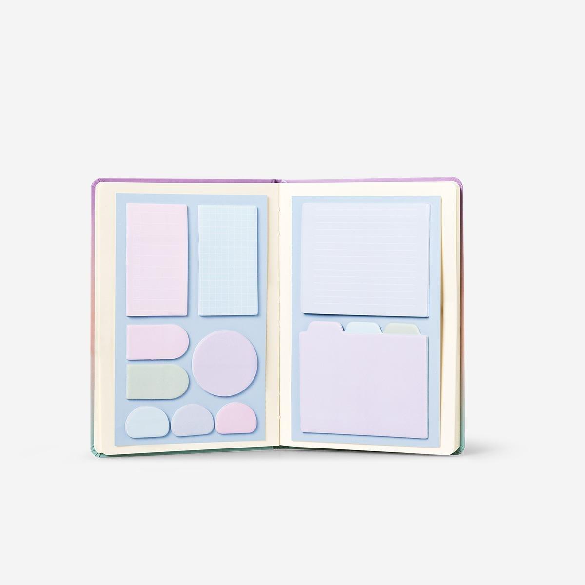 Multicolour sticky memos