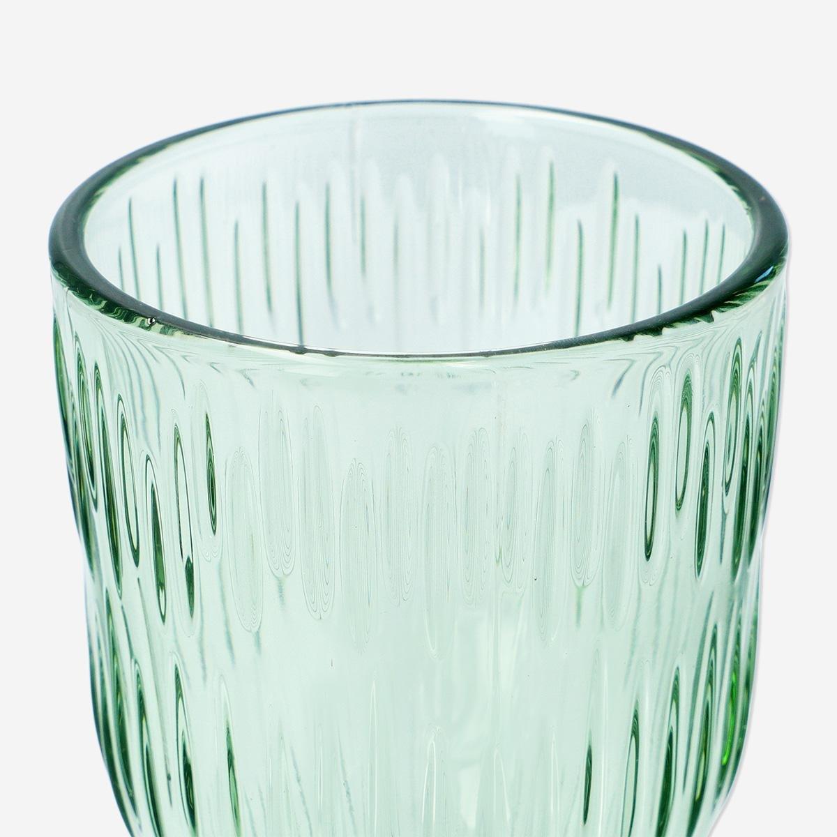 Green Wine Glass