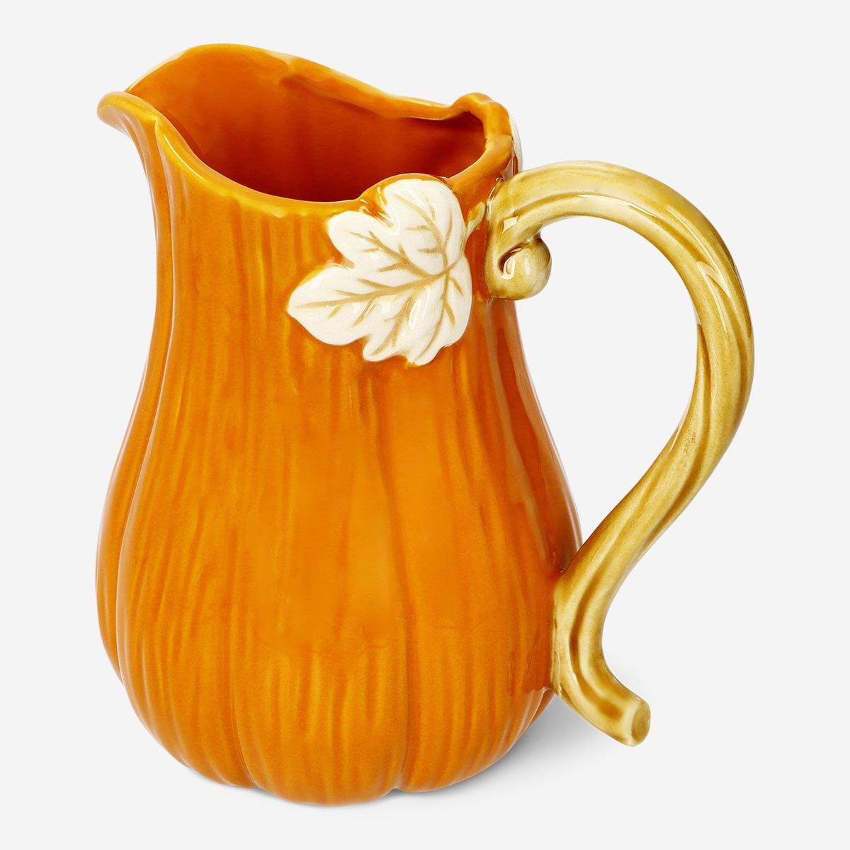 Orange Pumpkin Jug - 800 Ml