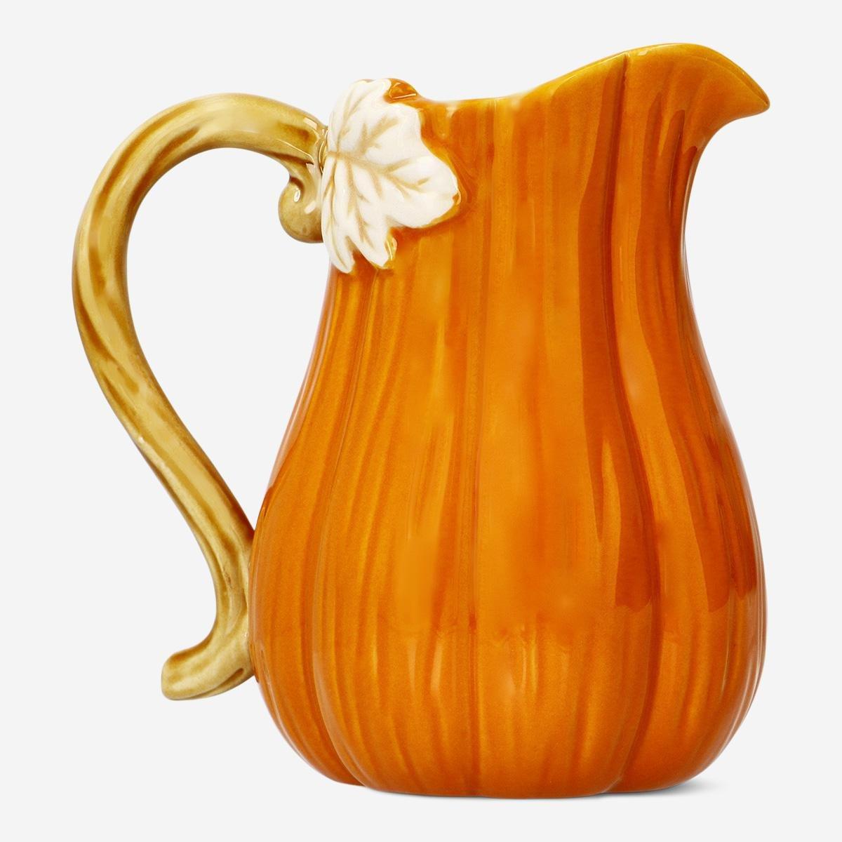 Orange Pumpkin Jug - 800 Ml