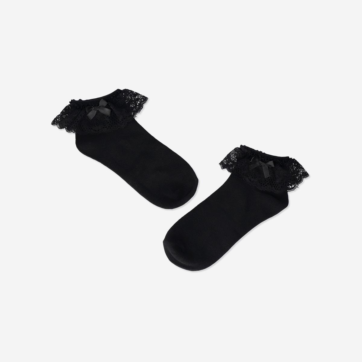 Black Gothic Design Socks - Size 39/41