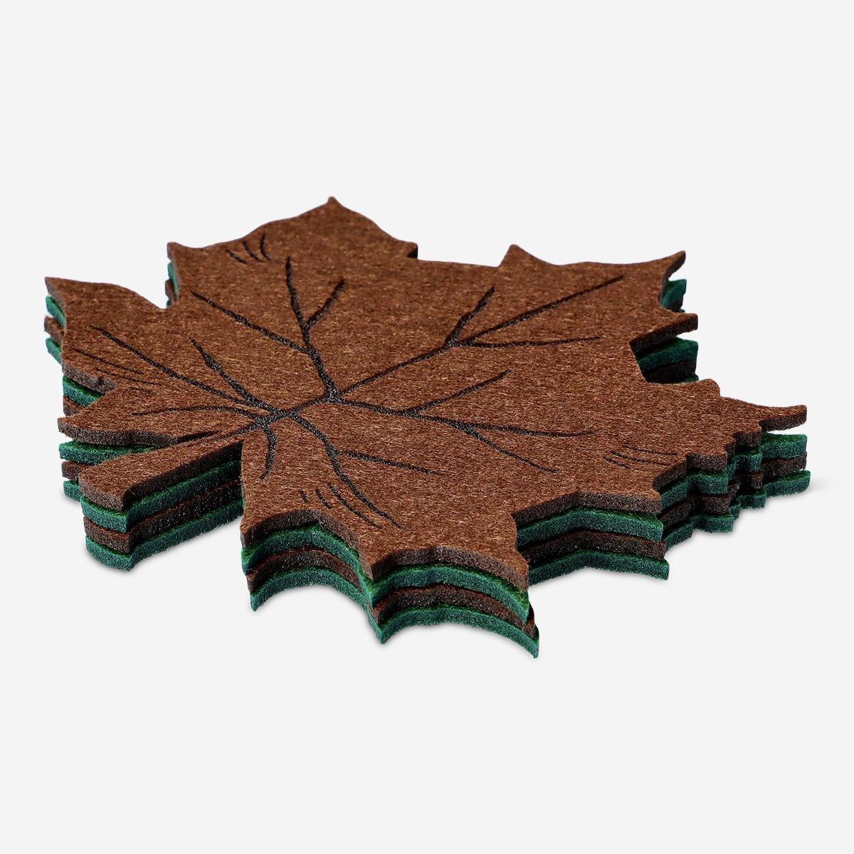 Multicolour Felt Coasters . 4 Pcs