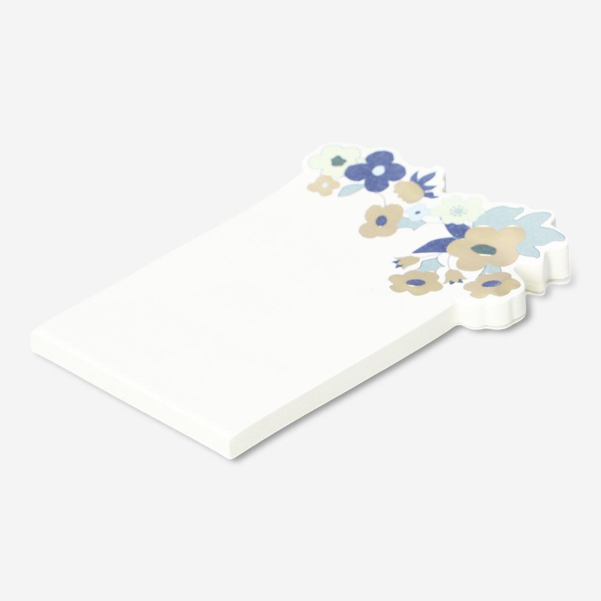 Multicolour floral sticky memos