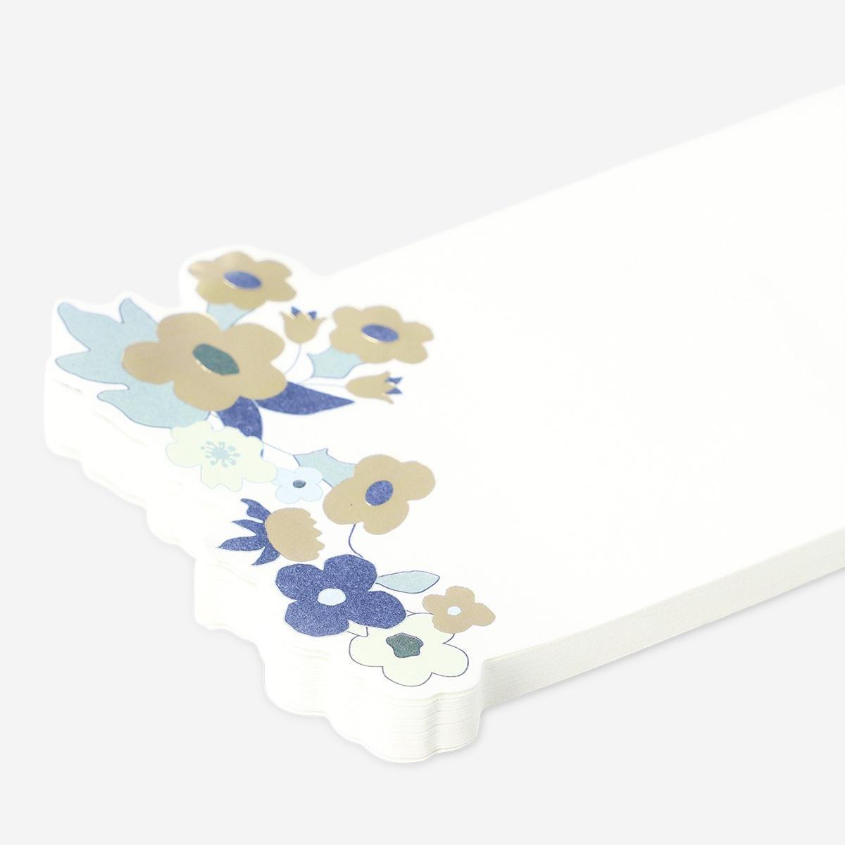 Multicolour floral sticky memos
