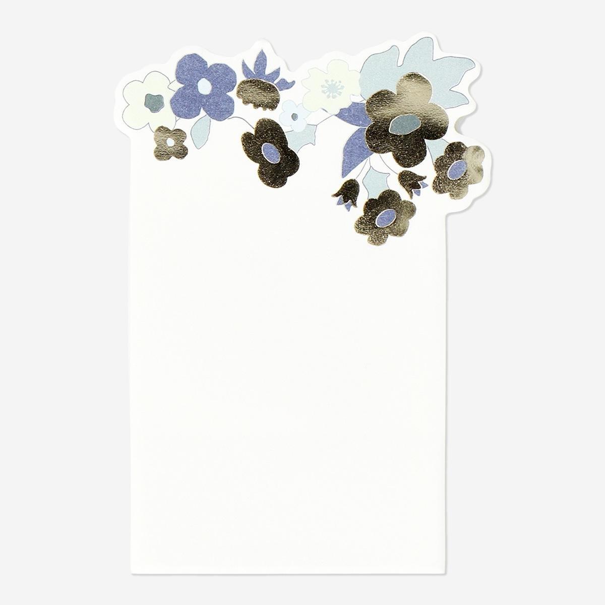 Multicolour floral sticky memos