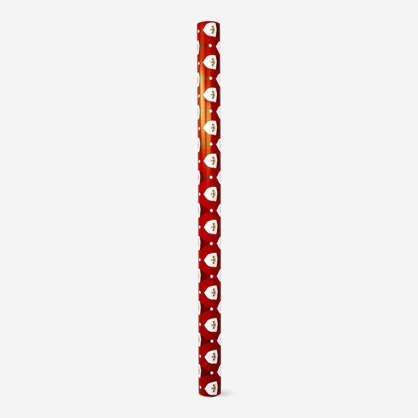 Multicolour 400 cm wrapping paper - santa clauses