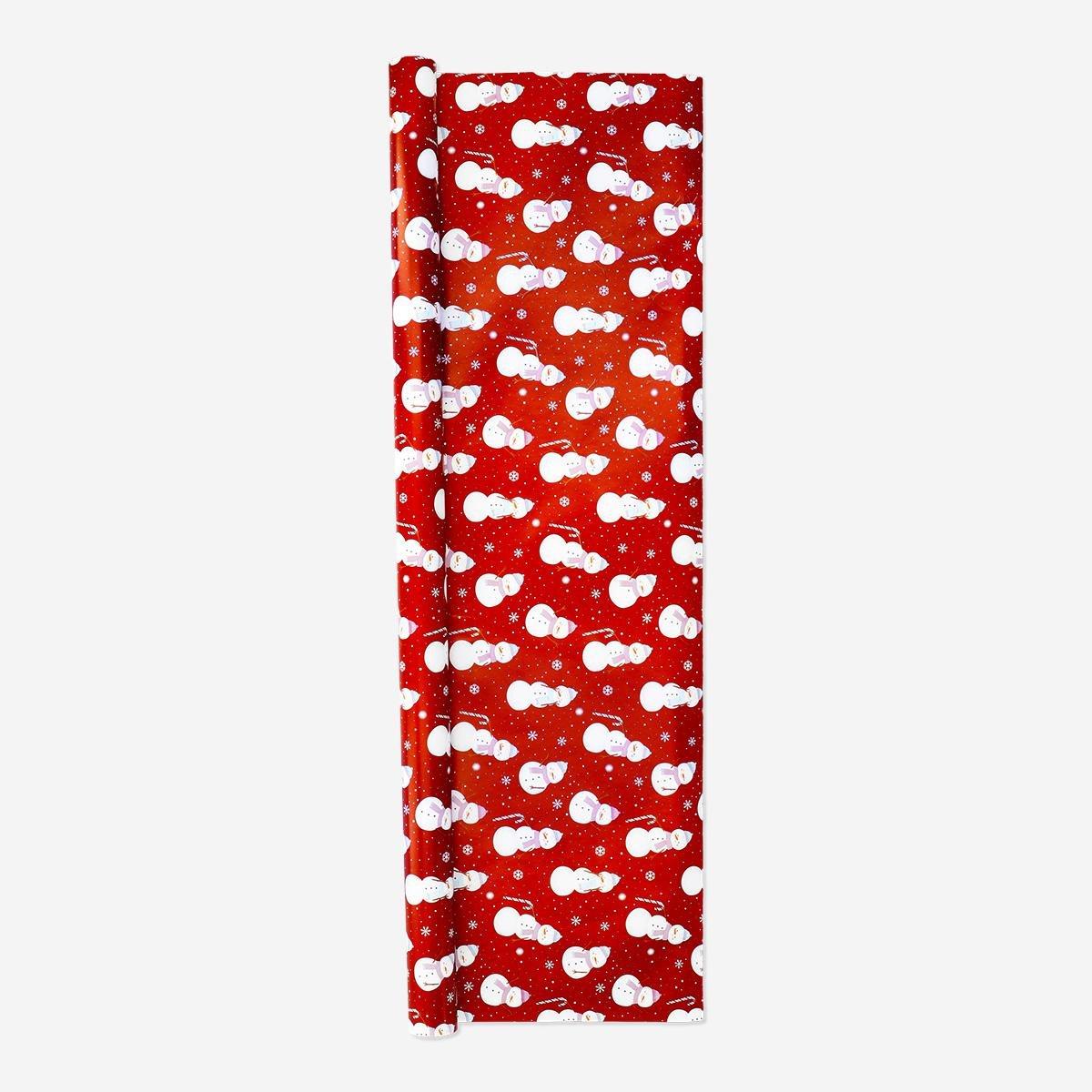 Multicolour set of wrapping paper with christmas motifs - 3 pieces