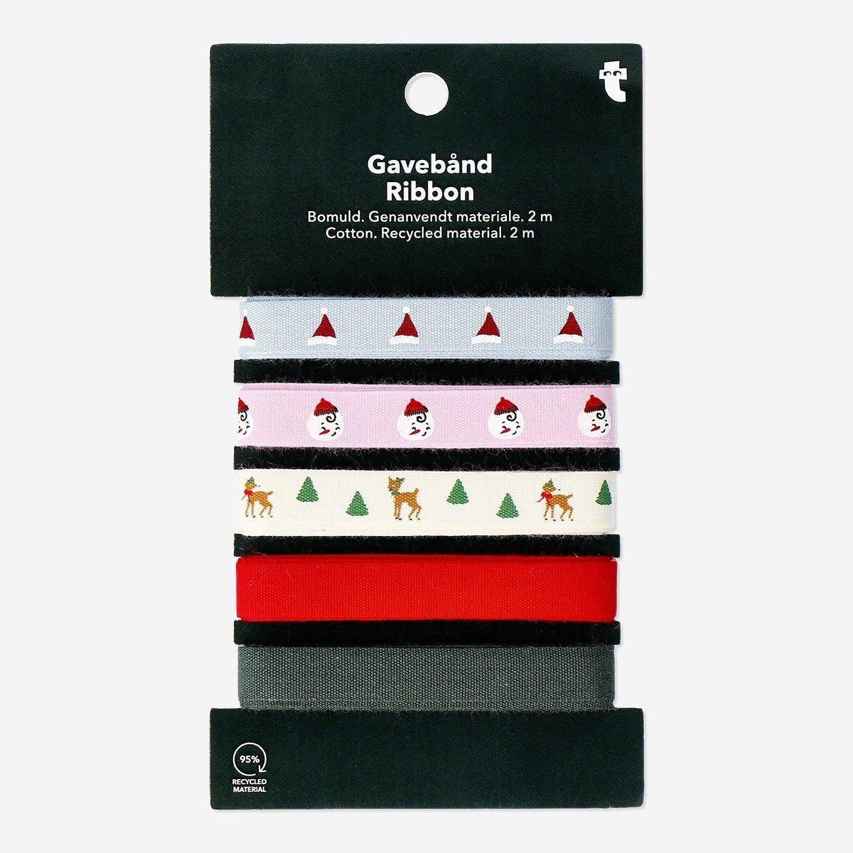 RIBBON SET COTTON RIBBON 5 PCS X 1 CM X 2 M