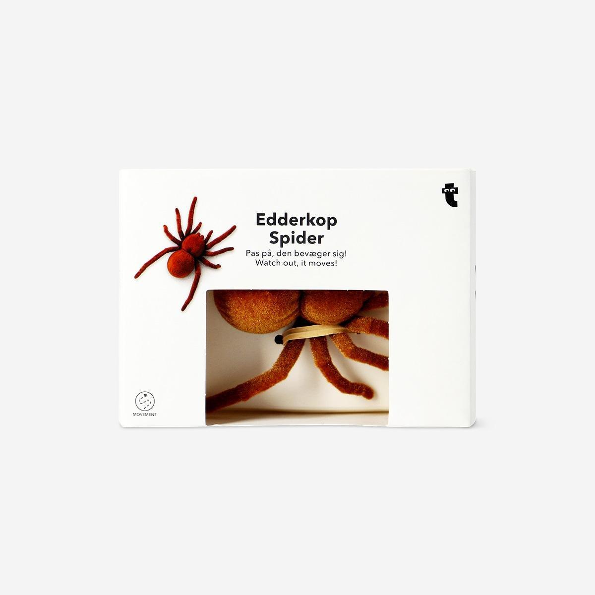 Red Moving Spider