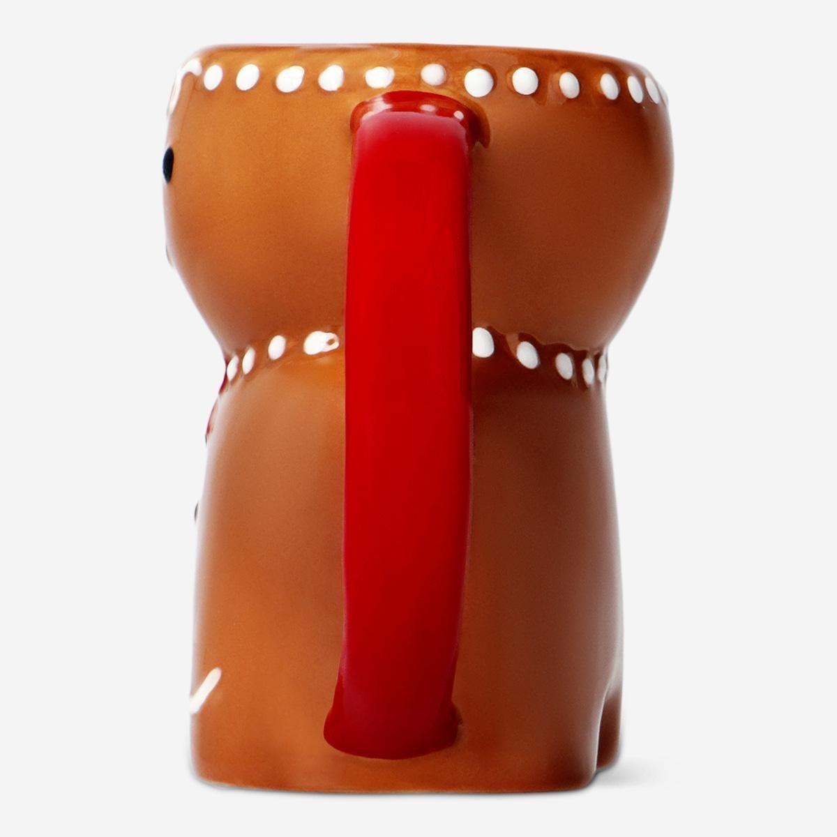 Brown Gingerbread Man Mug - 360 Ml