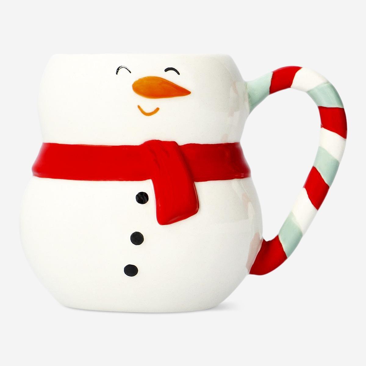 White Snowman Mug - 470 Ml
