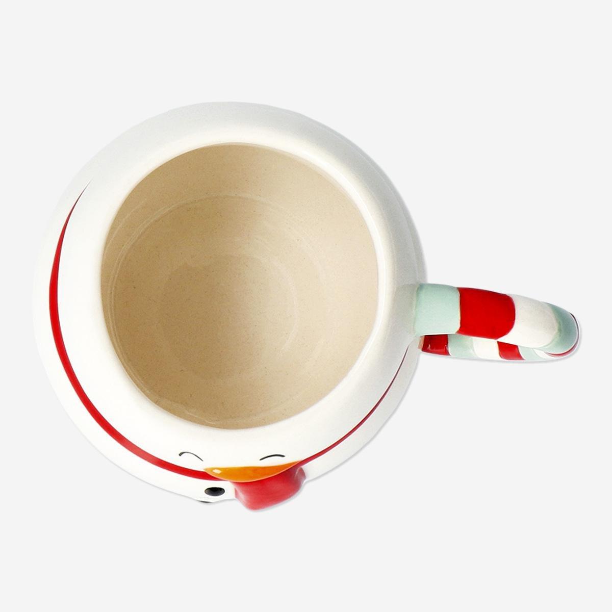 White Snowman Mug - 470 Ml