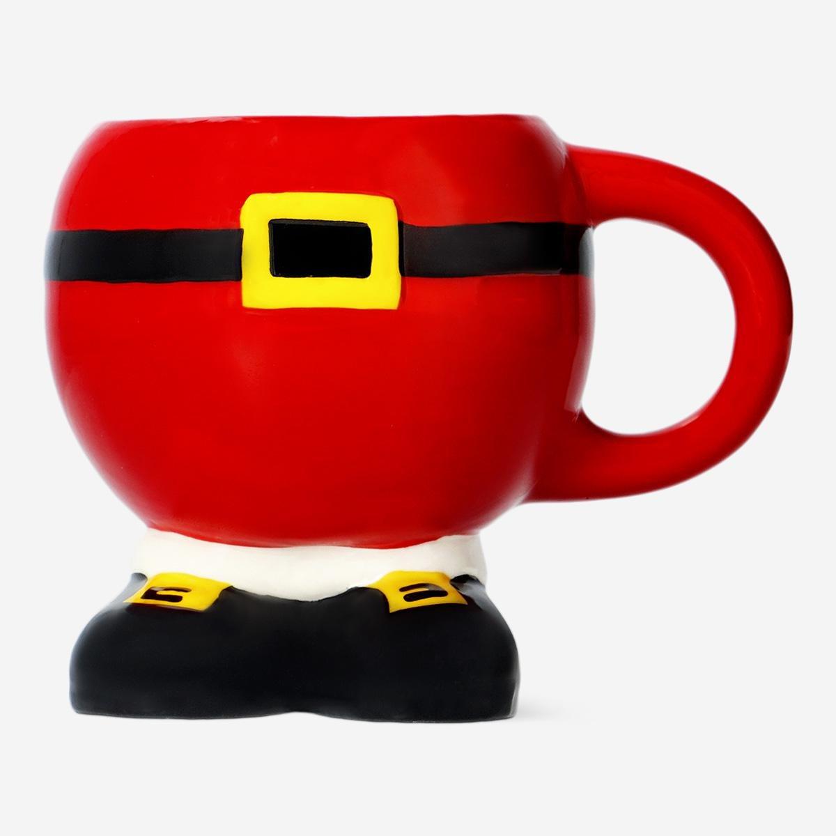 Multicolour Santa Shaped Mug - 300 Ml