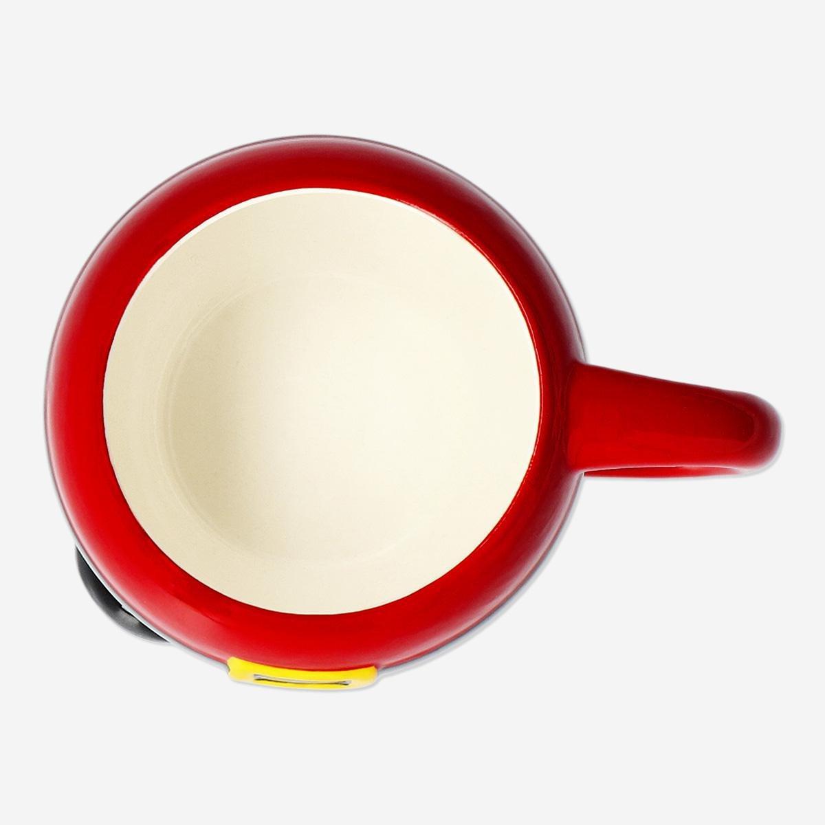 Multicolour Santa Shaped Mug - 300 Ml