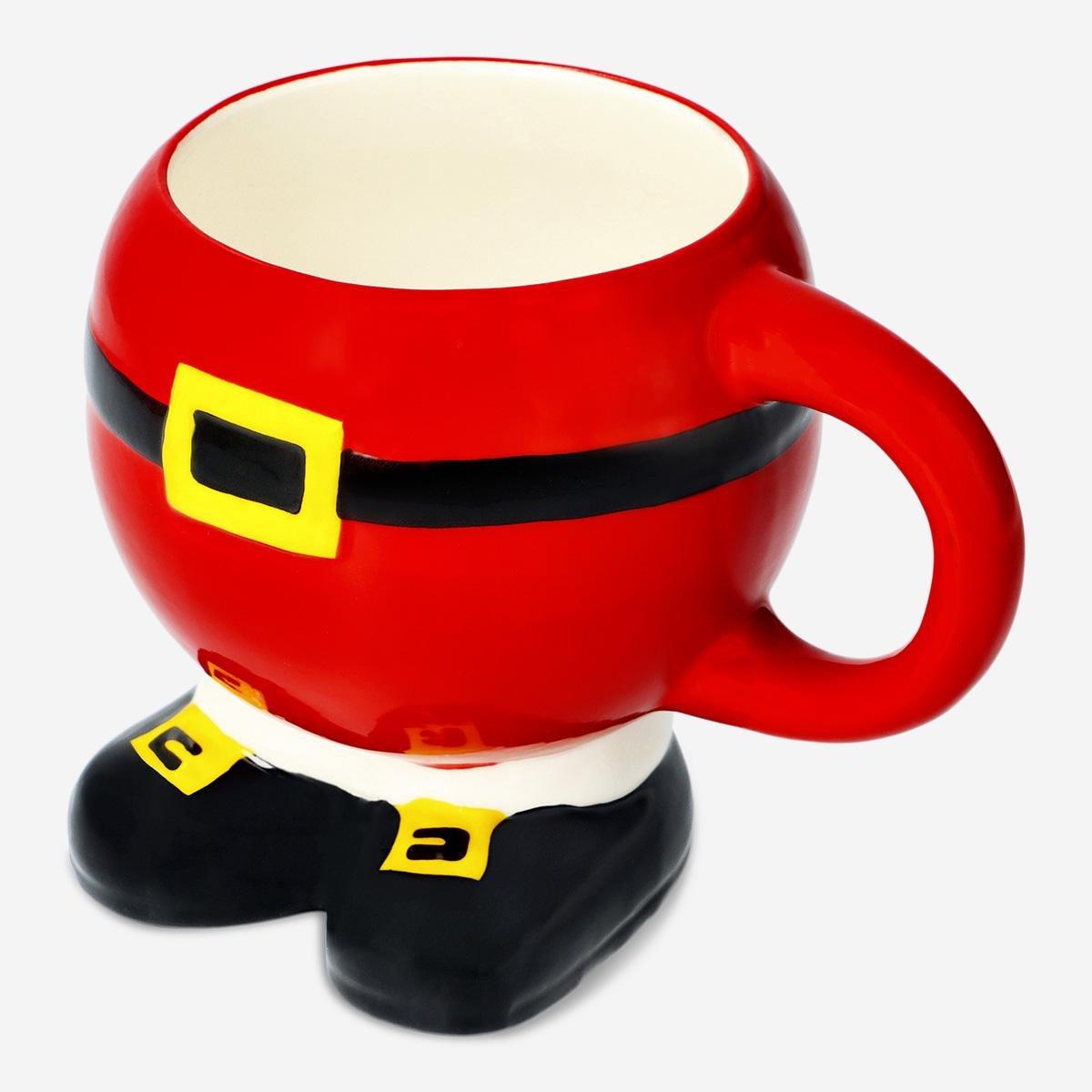 Multicolour Santa Shaped Mug - 300 Ml