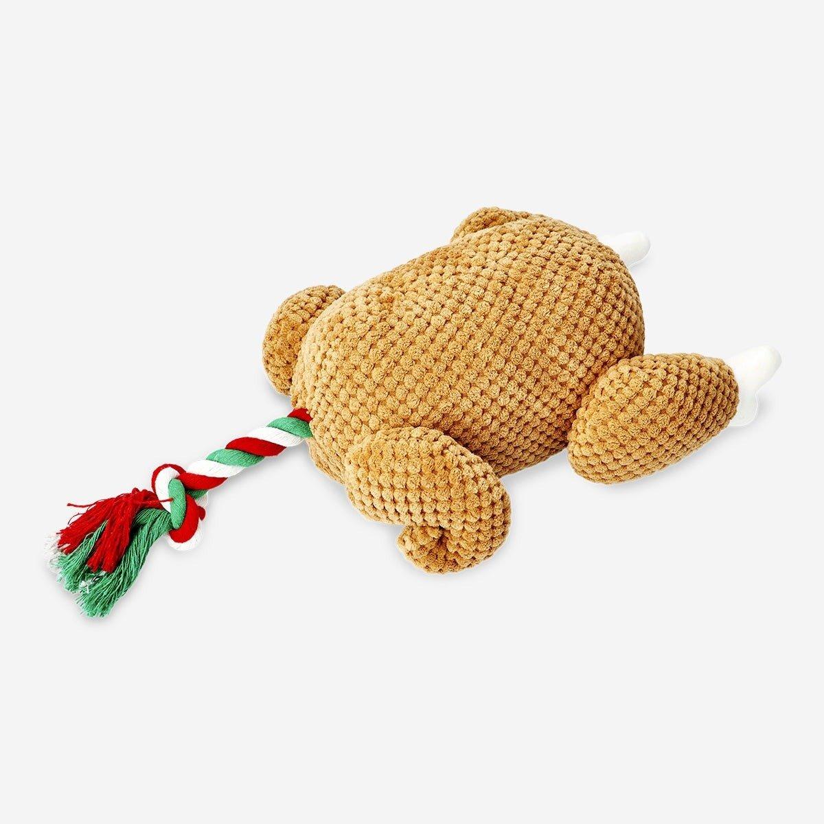 Multicolour turkey pet toy